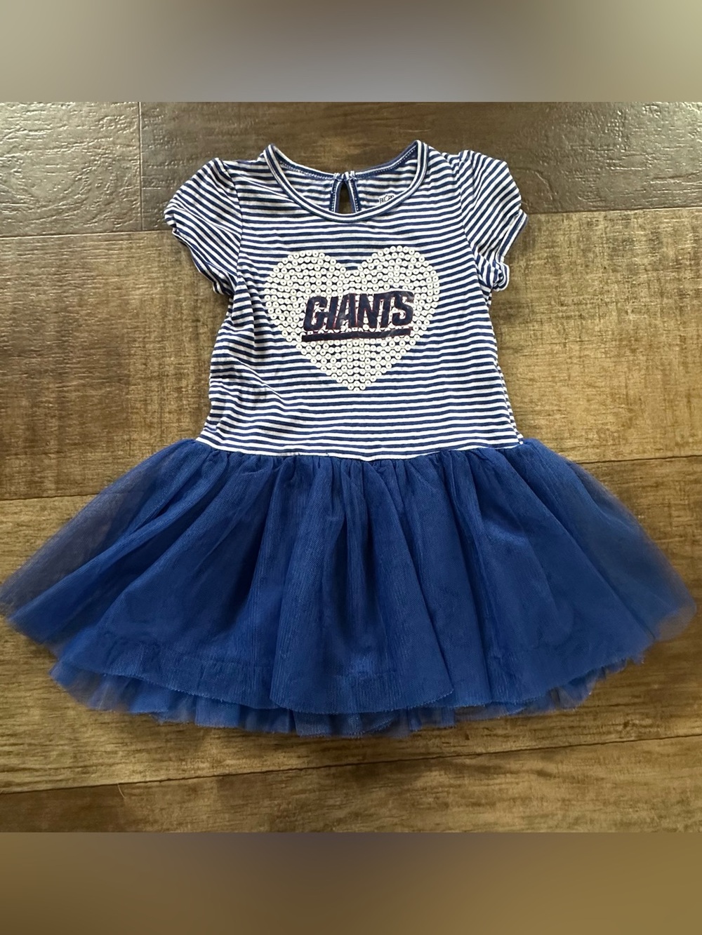 NFL NY Giants striped tutu dress